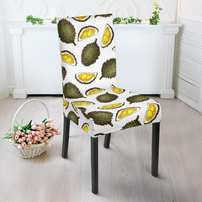 Durian Pattern Print Design DR03 Dining Chair Slipcover-JORJUNE.COM