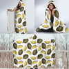 Durian Pattern Print Design DR03 Hooded Blanket-JORJUNE.COM