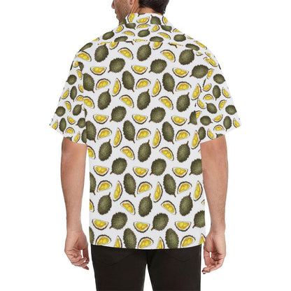 Durian Pattern Print Design DR03 Men Hawaiian Shirt-JorJune