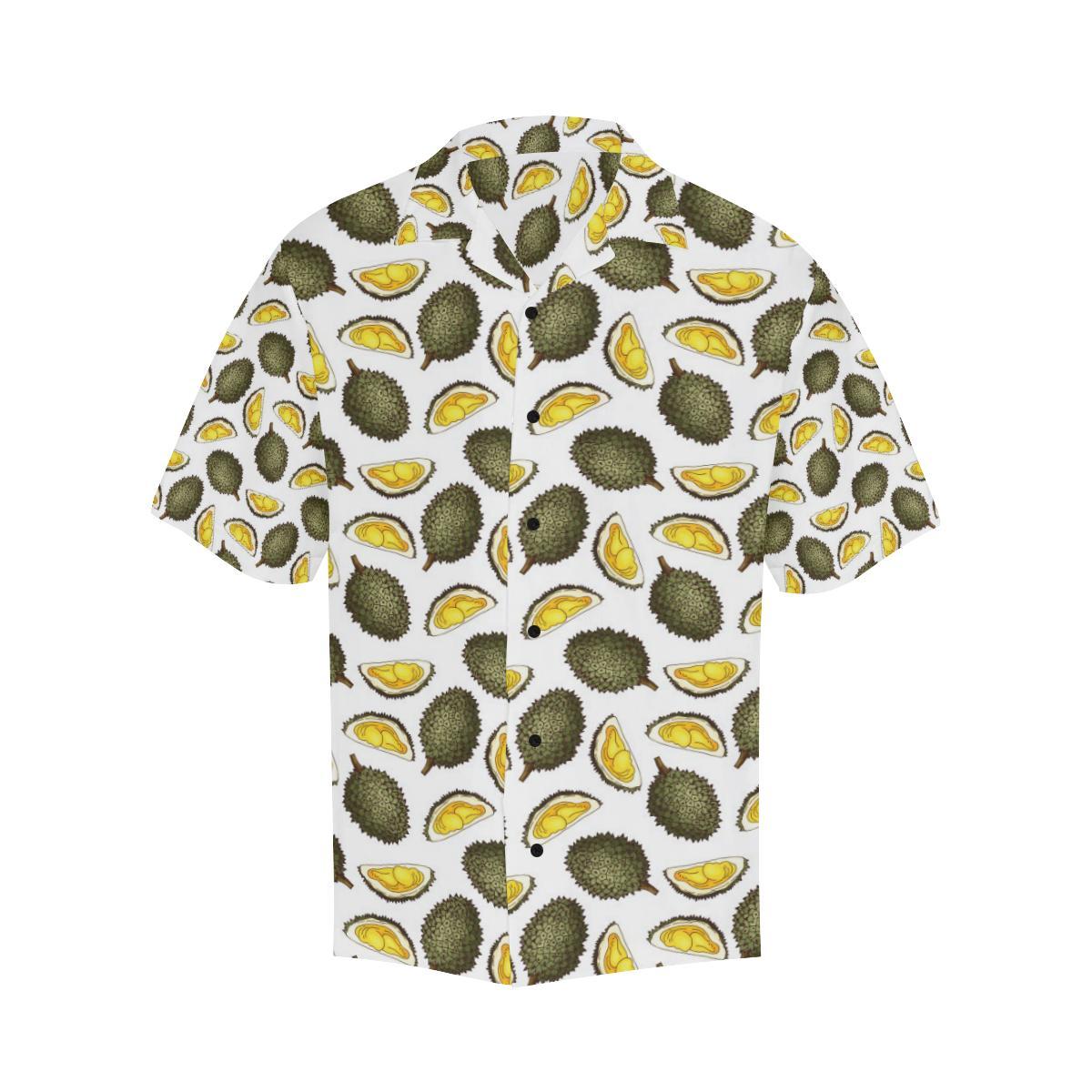 Durian Pattern Print Design DR03 Men Hawaiian Shirt-JorJune