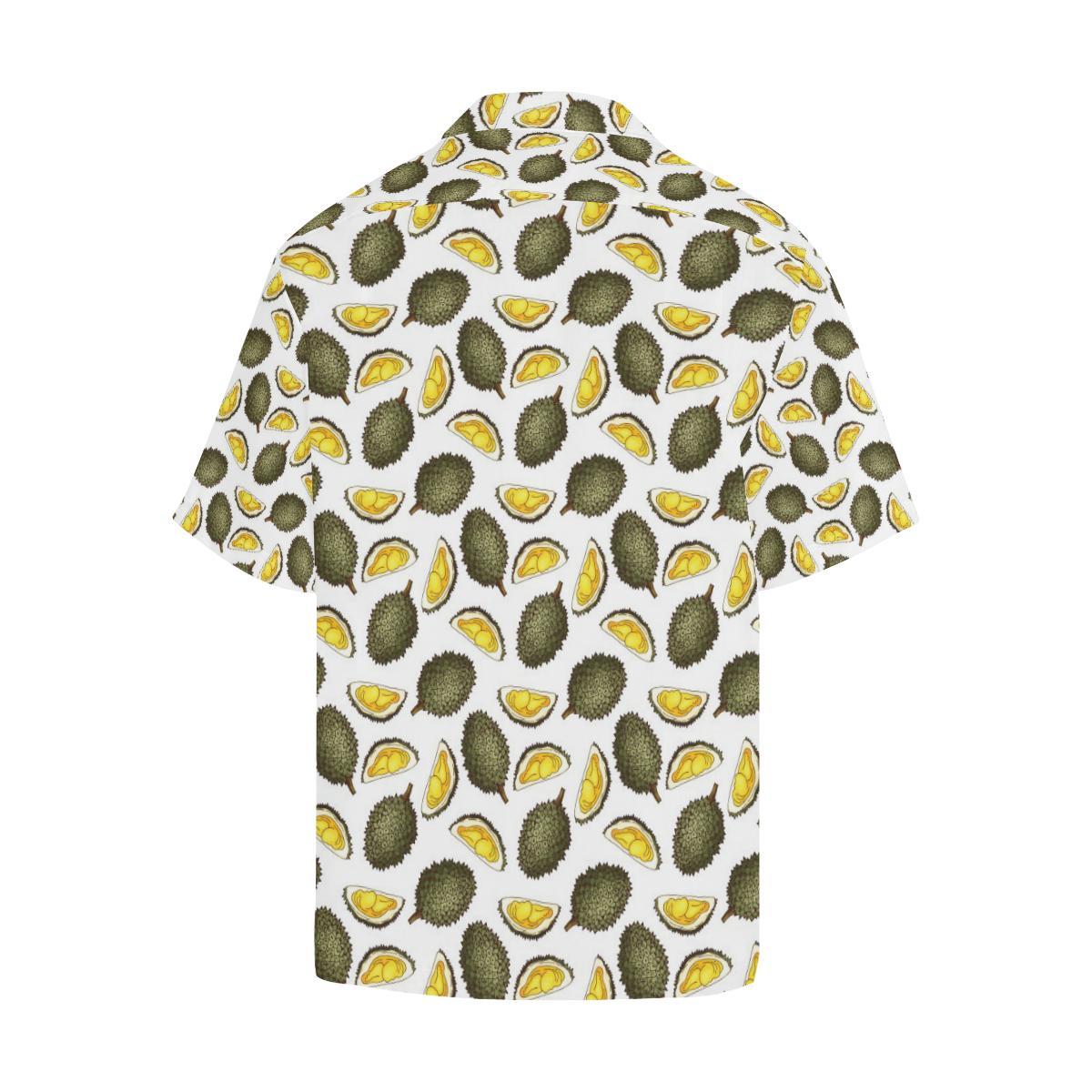 Durian Pattern Print Design DR03 Men Hawaiian Shirt-JorJune