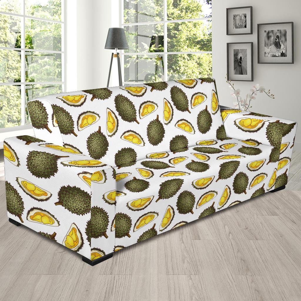 Durian Pattern Print Design DR03 Sofa Slipcover-JORJUNE.COM