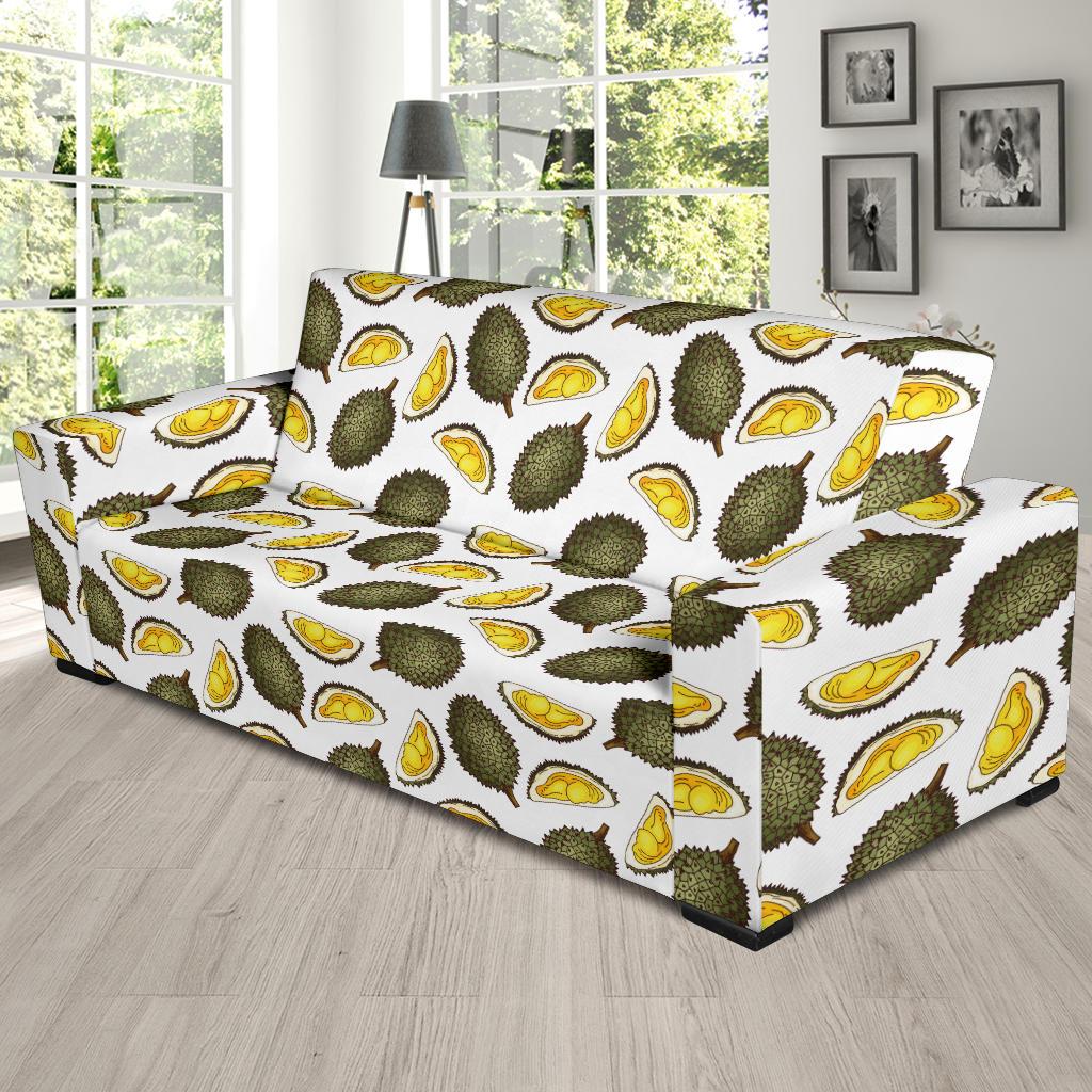 Durian Pattern Print Design DR03 Sofa Slipcover-JORJUNE.COM