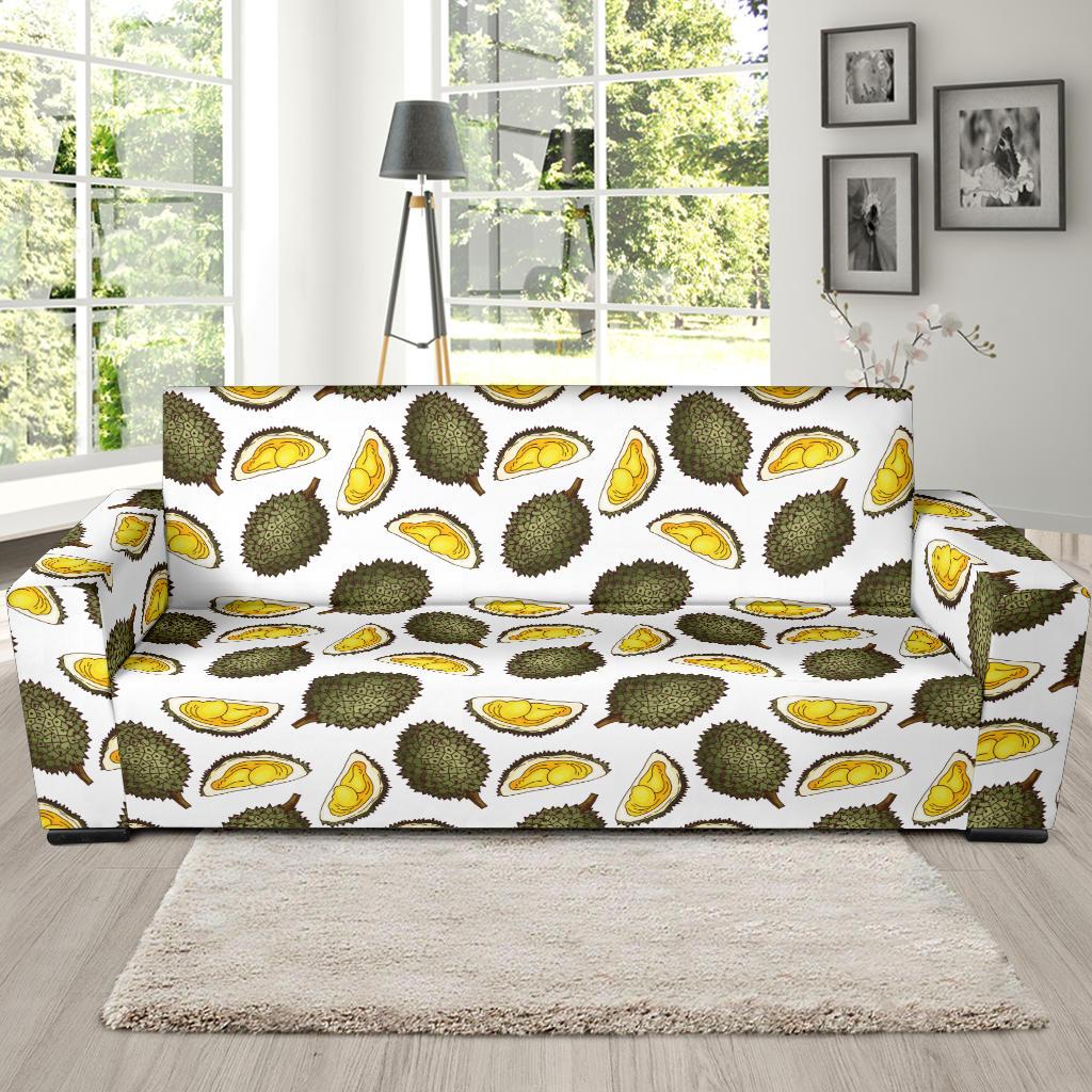 Durian Pattern Print Design DR03 Sofa Slipcover-JORJUNE.COM