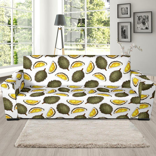 Durian Pattern Print Design DR03 Sofa Slipcover-JORJUNE.COM