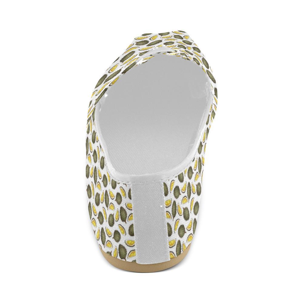 Durian Pattern Print Design DR03 Women Casual Shoes-JorJune.com