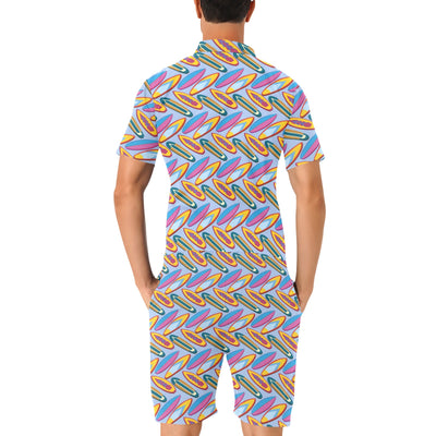 Surfboard Pattern Print Design LKS303 Men's Romper