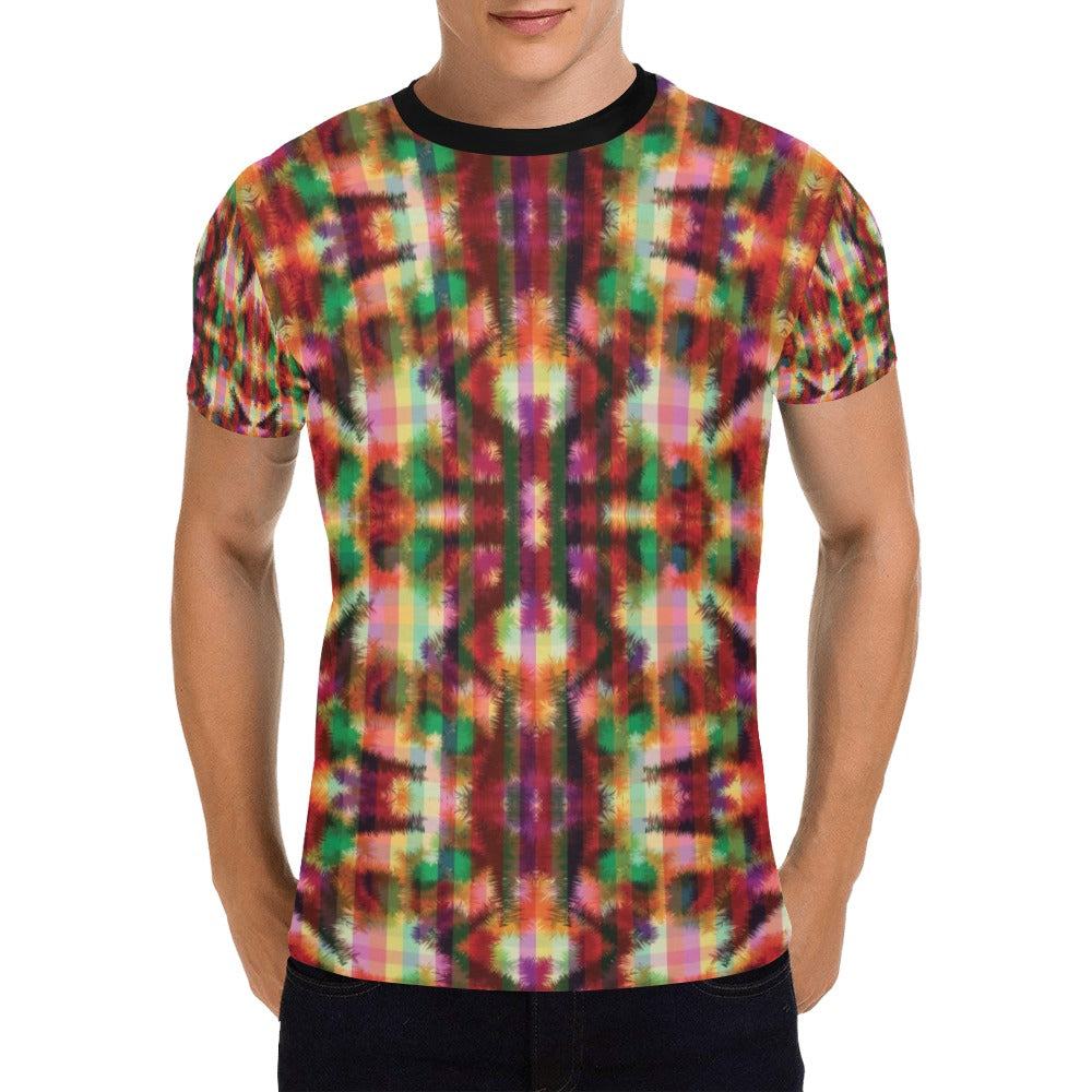 Tie Dye Print Design LKS301 Men's All Over Print T-shirt