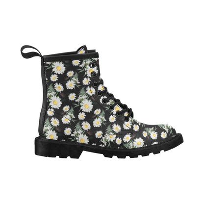 Daisy Pattern Print Design DS07 Women's Boots