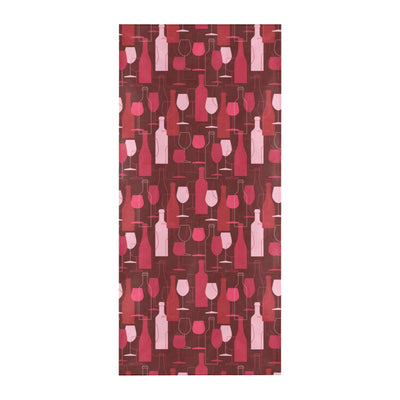 Wine Print Design LKS304 Beach Towel 32" x 71"