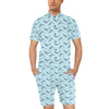 Narwhal Dolphin Print Men's Romper