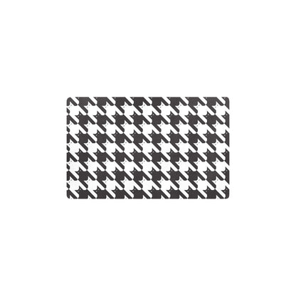 Cat HoundstoothPattern Print Design 01 Kitchen Mat