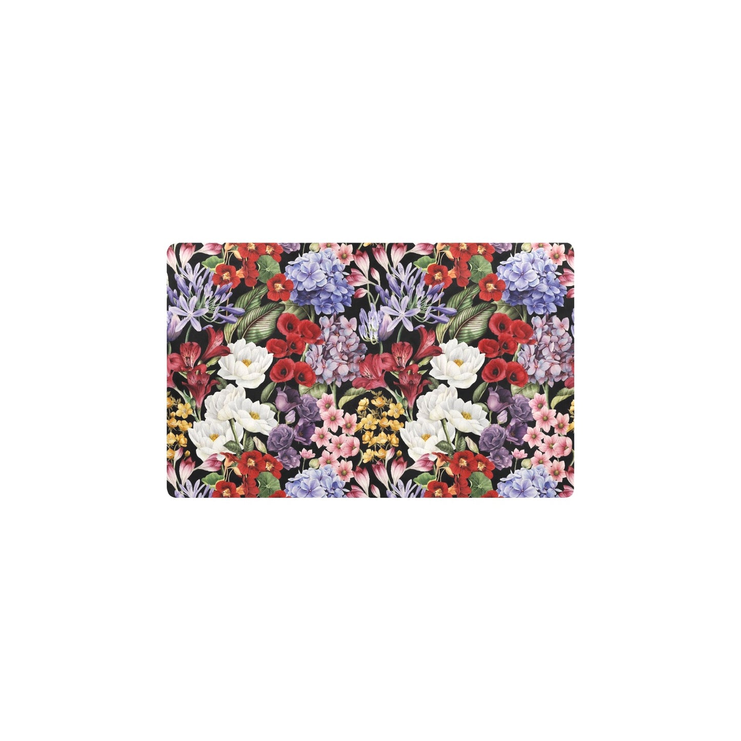 Summer Floral Pattern Print Design SF04 Kitchen Mat