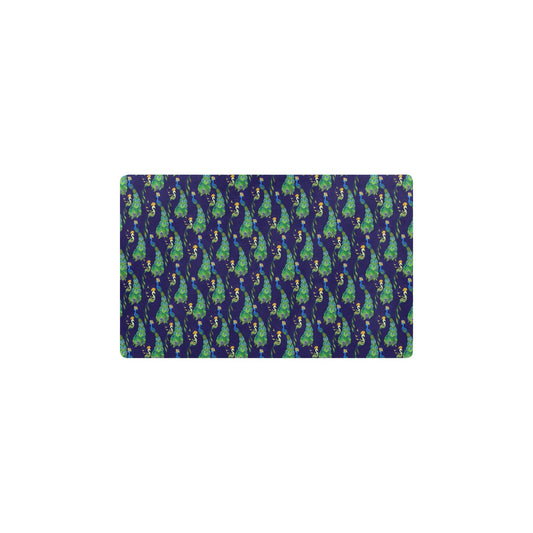Peacock Art Design Print Kitchen Mat