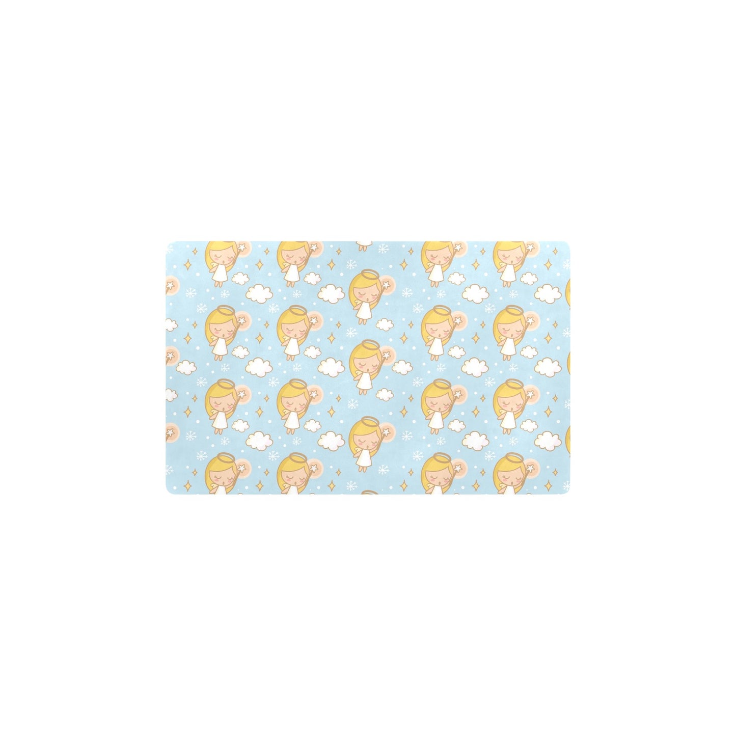 Angel Pattern Print Design 05 Kitchen Mat