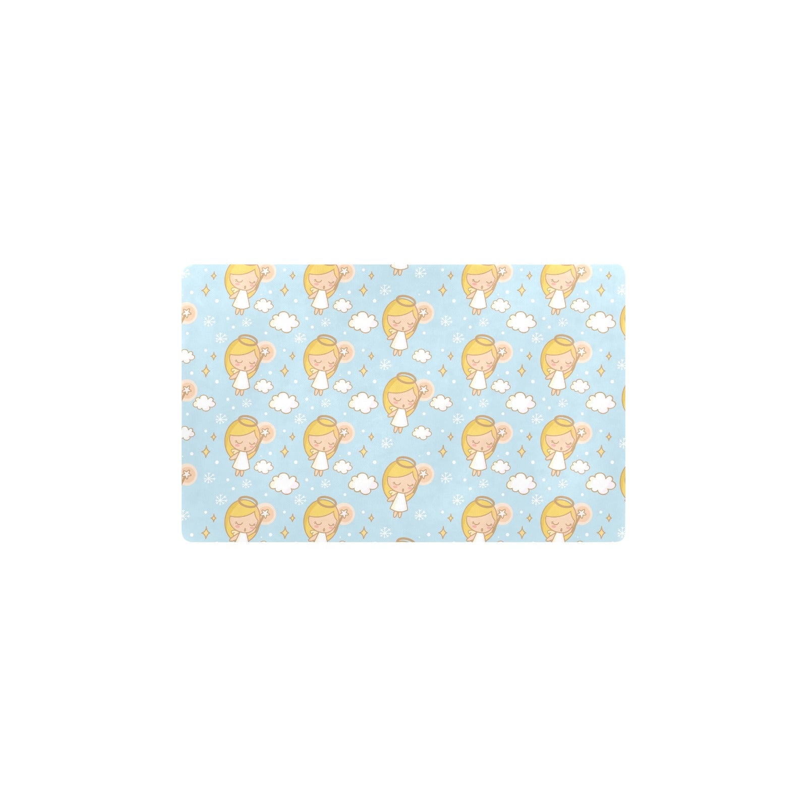 Angel Pattern Print Design 05 Kitchen Mat