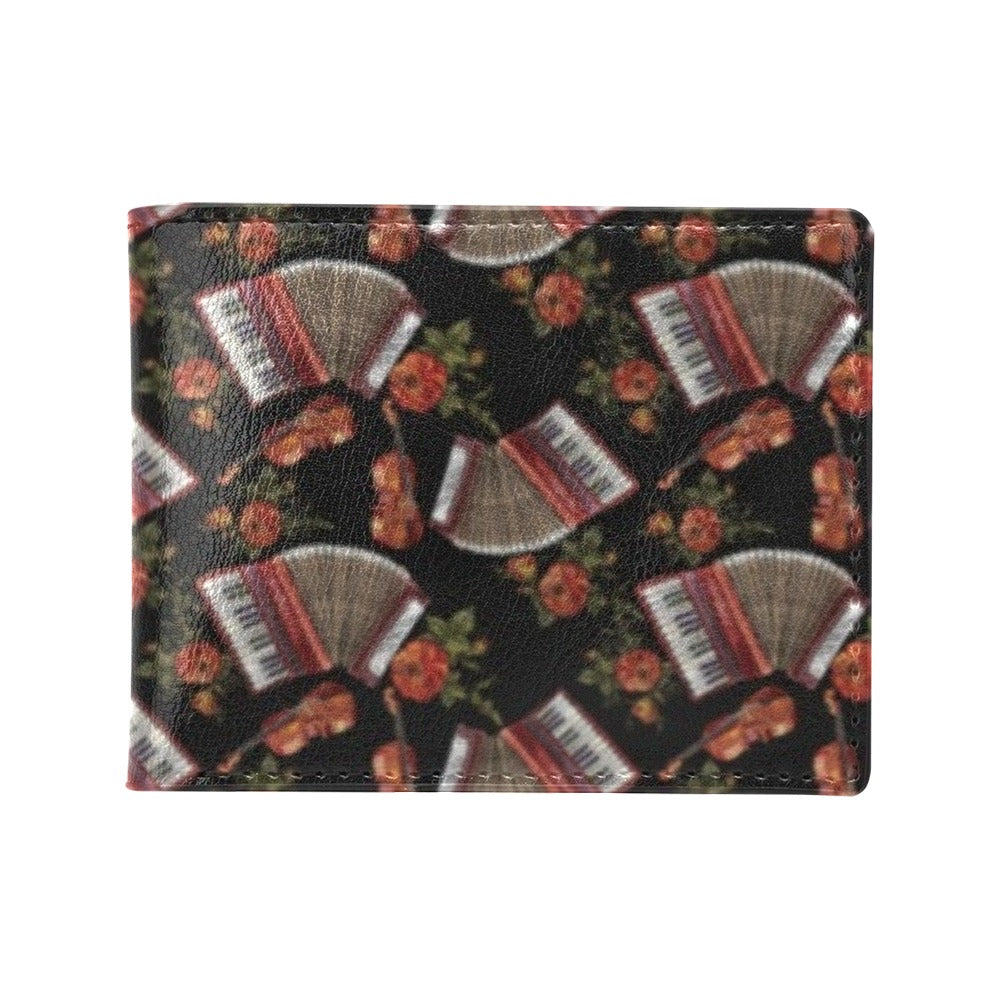 Accordion Print Design LKS403 Men's ID Card Wallet