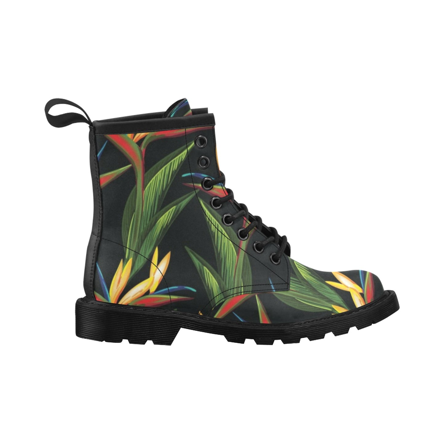 Bird Of Paradise Pattern Print Design BOP012 Women's Boots