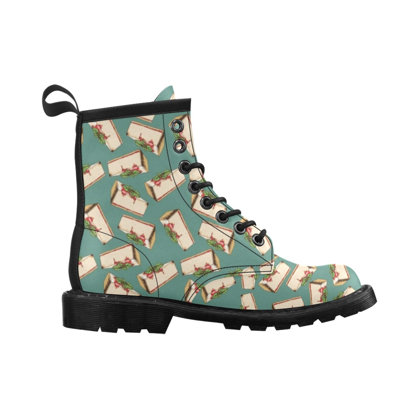 Cheesecake Pattern Print Design CK02 Women's Boots
