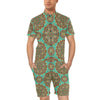 Medallion Pattern Print Design 02 Men's Romper