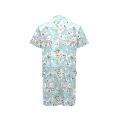 Apple blossom Pattern Print Design AB06 Men's Romper