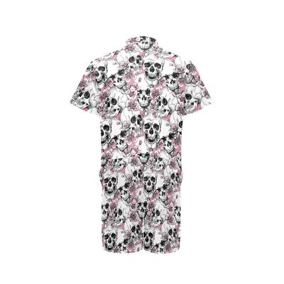 Cherry Blossom Pattern Print Design CB03 Men's Romper