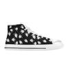 Sea Turtle Print Design LKS303 High Top Women's White Shoes