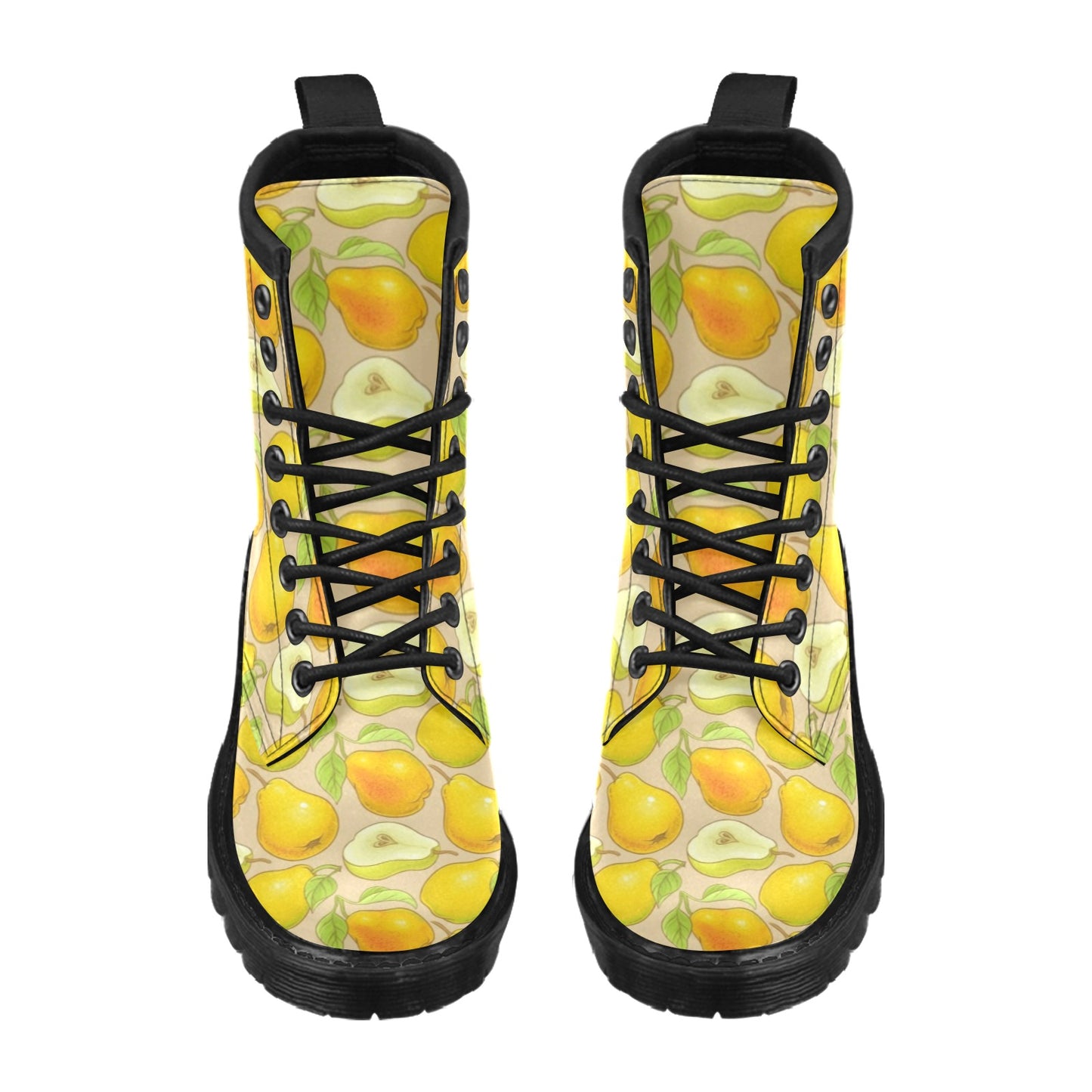 Pear Pattern Print Design PE05 Women's Boots