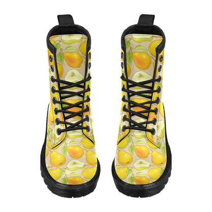 Pear Pattern Print Design PE05 Women's Boots