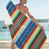 Serape Print Design LKS303 Beach Towel 32" x 71"