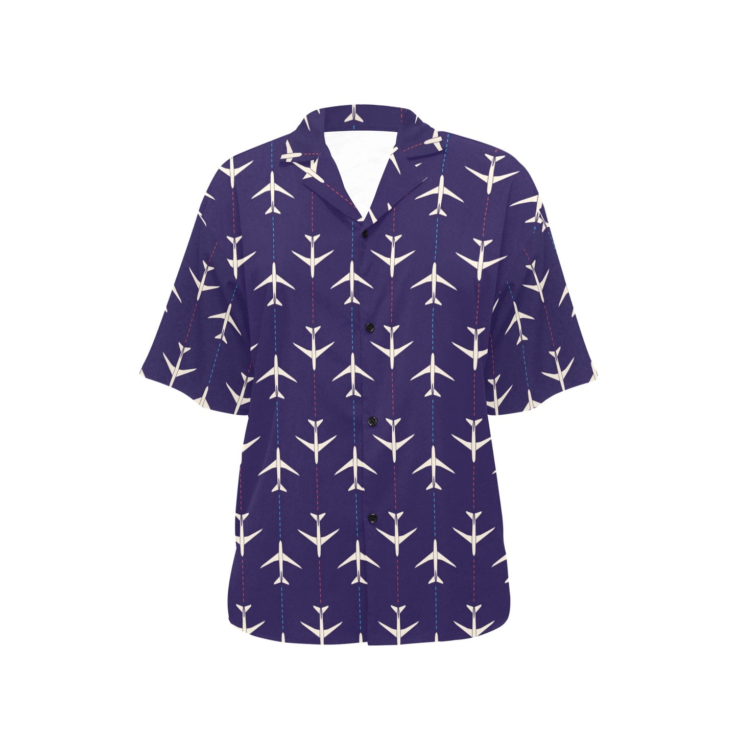 Airplane Pattern Print Design 03 Women's Hawaiian Shirt