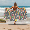 Sushi Print Design LKS302 Beach Towel 32" x 71"