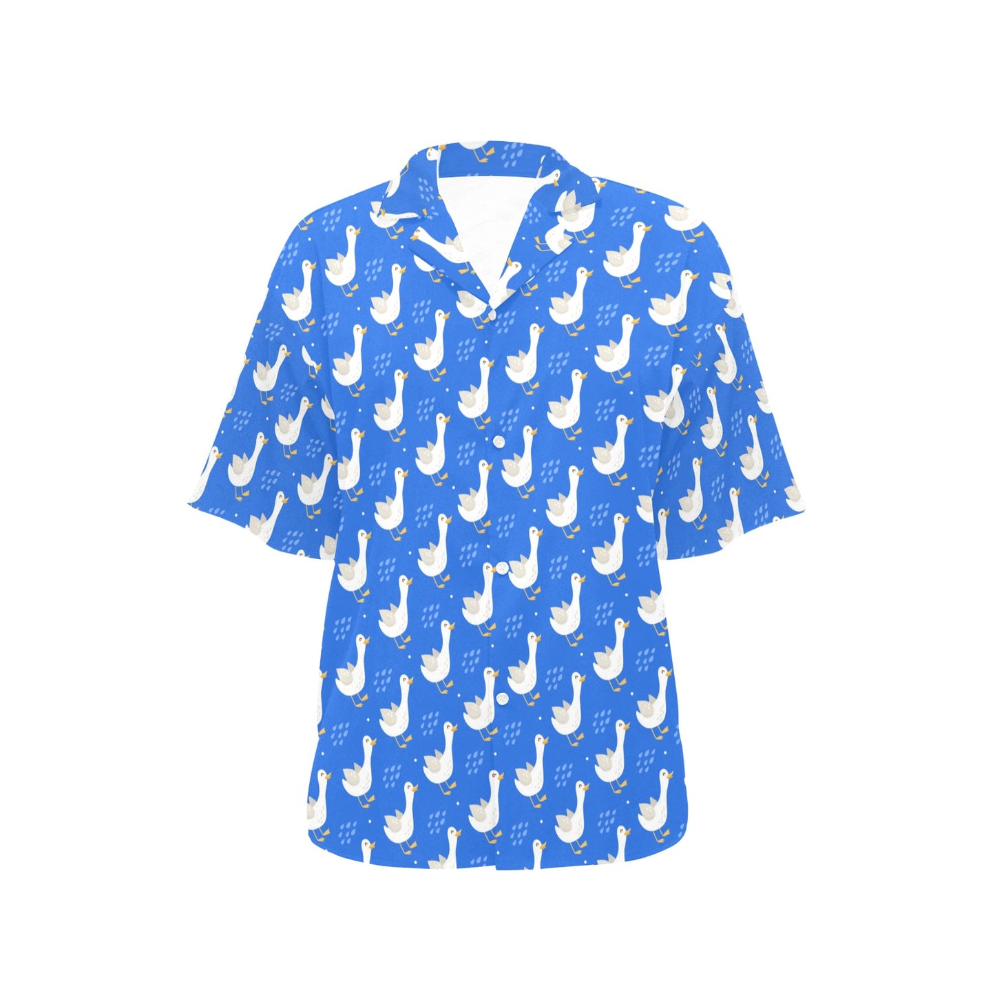 Goose Print Design LKS402 Women's Hawaiian Shirt