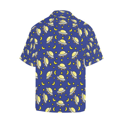 UFO Print Design LKS309 Men's Hawaiian Shirt