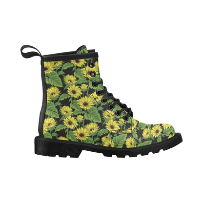 Sunflower Print Design LKS3010 Women's Boots