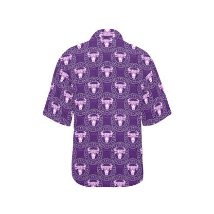 Taurus Print Design LKS303 Women's Hawaiian Shirt