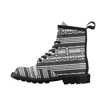 Samoan Tattoo Print Design LKS304 Women's Boots