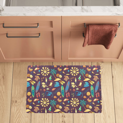 Aloha Hawaii Pattern Print Design 01 Kitchen Mat