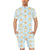 Angel Pattern Print Design 05 Men's Romper