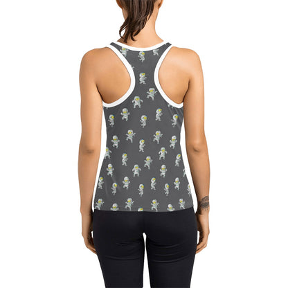 Mummy Print Design LKS305 Women's Racerback Tank Top