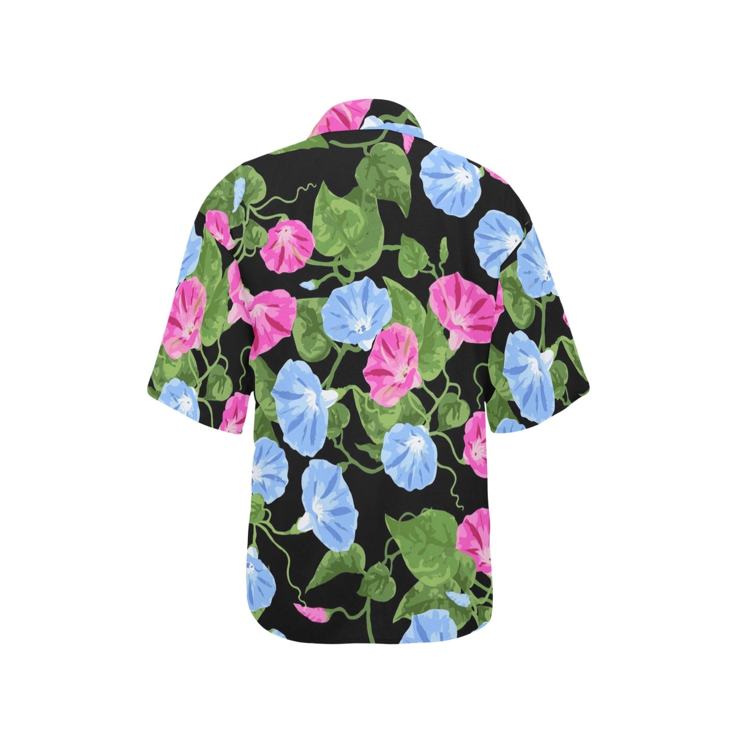 Morning Glory Pattern Print Design MG04 Women's Hawaiian Shirt