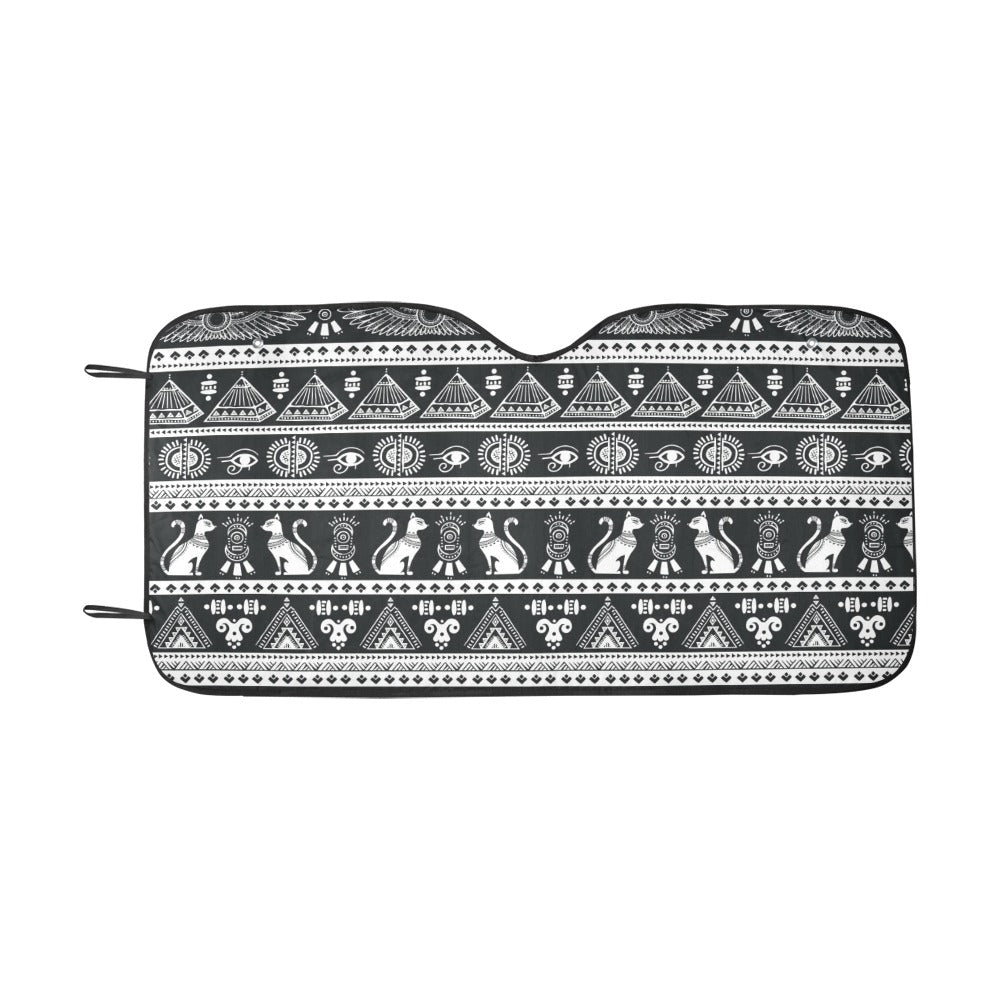 Tribal Pattern Print Design LKS305 Car front Windshield Sun Shade