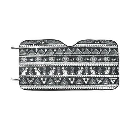Tribal Pattern Print Design LKS305 Car front Windshield Sun Shade