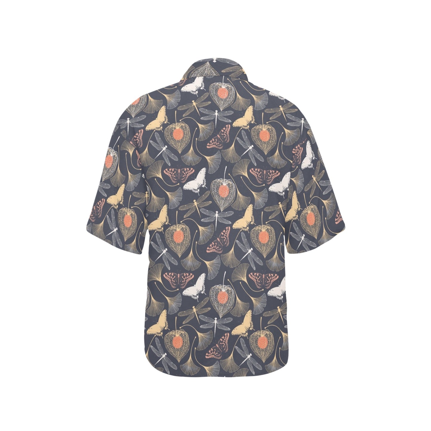 Dragonfly Print Design LKS404 Women's Hawaiian Shirt