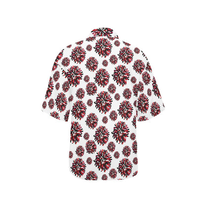 Cheerleader Pattern Print Design 01 Women's Hawaiian Shirt