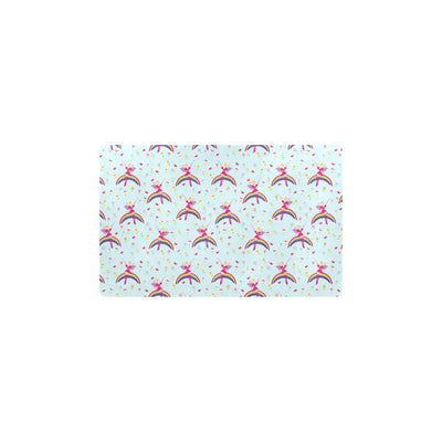 Fairy with Rainbow Print Pattern Kitchen Mat