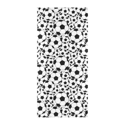 Soccer Ball Print Design LKS301 Beach Towel 32" x 71"