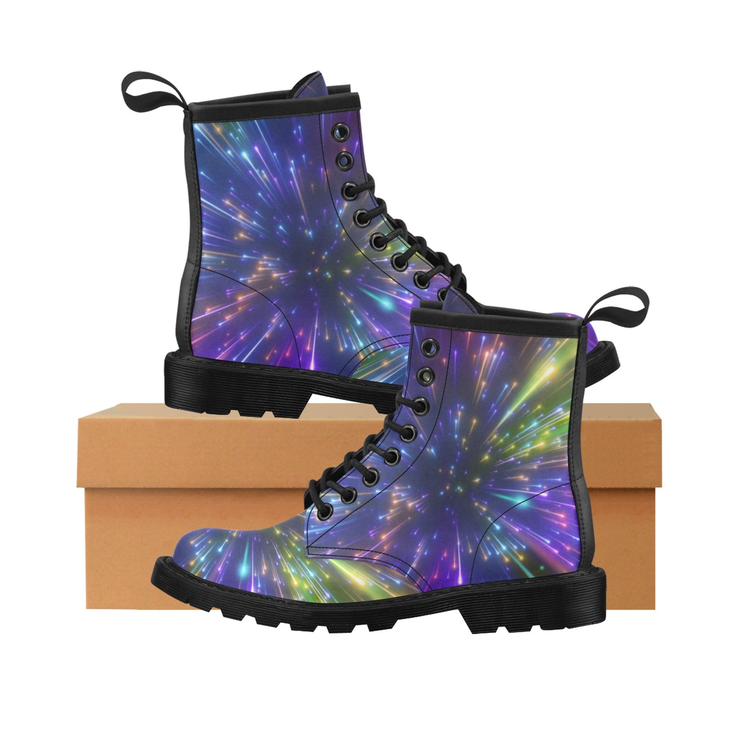 Celestial Rainbow Speed Light Women's Boots