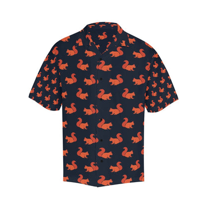 Squirrel Print Design LKS306 Men's Hawaiian Shirt