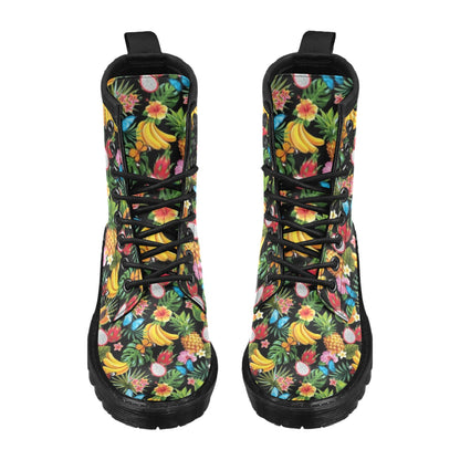 Tropical Fruits Pattern Print Design TF04 Women's Boots